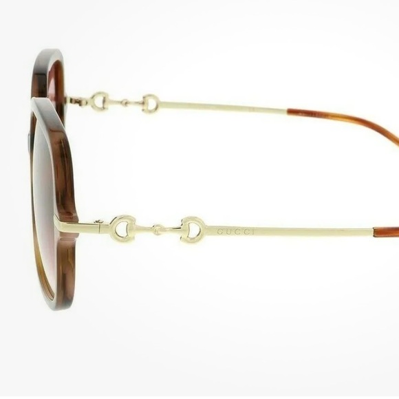 Gucci Women Sunglasses
GG0884SA-003 Havana / Gold / Red
Gradient Lenses - Picture 12 of 15